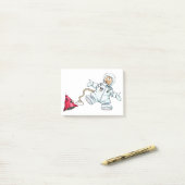 宇宙飛行士 ポストイット (デスク上)