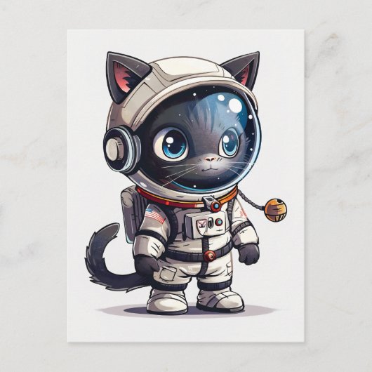 宇宙飛行士 ポストカード (正面)