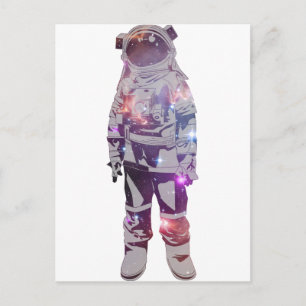 宇宙飛行士 ポストカード