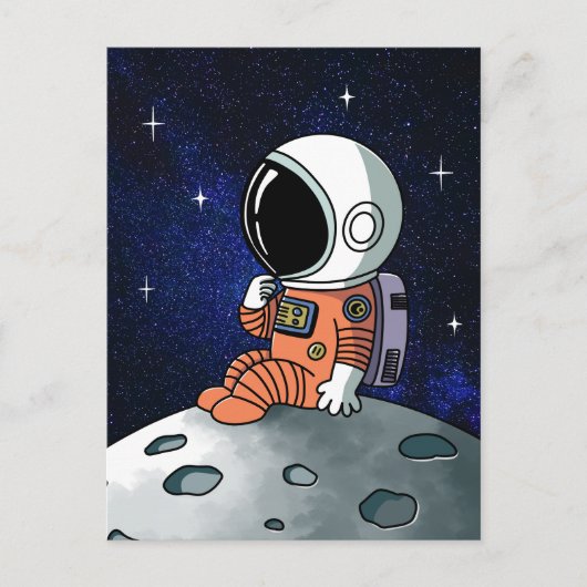 宇宙飛行士 ポストカード (正面)