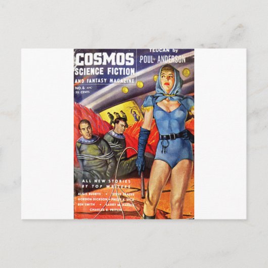 宇宙飛行士 ポストカード (正面)