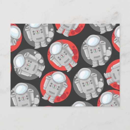 宇宙飛行士 ポストカード (正面)