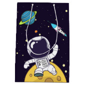 宇宙飛行士 ミディアムペーパーバッグ (裏面)