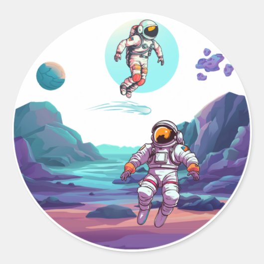 宇宙飛行士 ラウンドシール (正面)