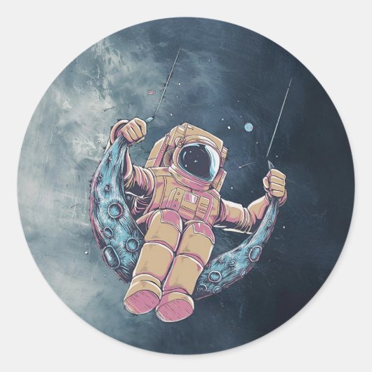 宇宙飛行士 ラウンドシール (正面)