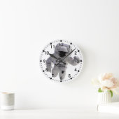 宇宙飛行士 ラウンド壁時計 (ホーム)