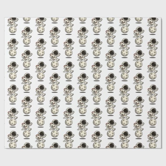 宇宙飛行士 ラッピングペーパー (フラット)