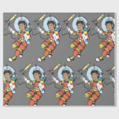 宇宙飛行士 ラッピングペーパー (フラット)