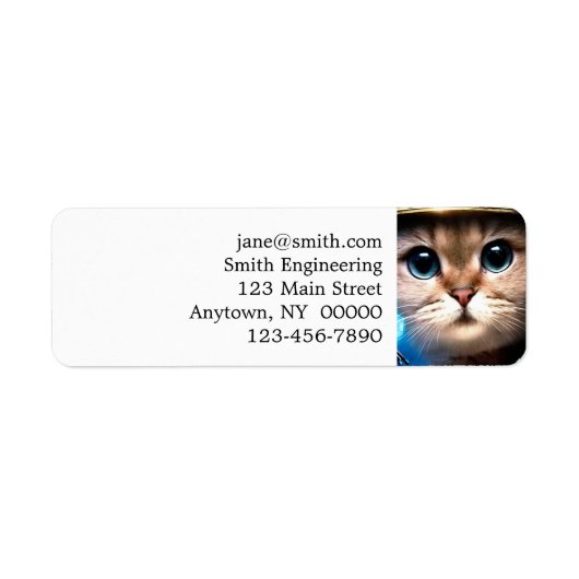 宇宙飛行士 ラベル (正面)