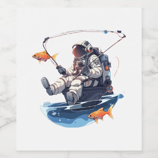 宇宙飛行士 ワインラベル (シングルラベル)