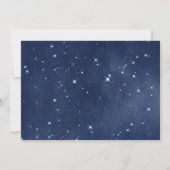 宇宙飛行士 外部空間 誕生日 サンクスカード 招待状 (裏面)