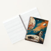 宇宙飛行士、天文学、ノート ノートブック (内部)