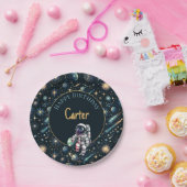 宇宙飛行士 |宇宙テーマ |男の子の誕生日パーティー ペーパープレート (パーティー)