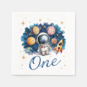宇宙飛行士 宇宙 ロケット 生誕祭 スタンダードカクテルナプキン (正面)