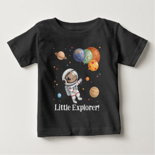 宇宙飛行士 宇宙 赤ちゃん 幼児 Tシャツ