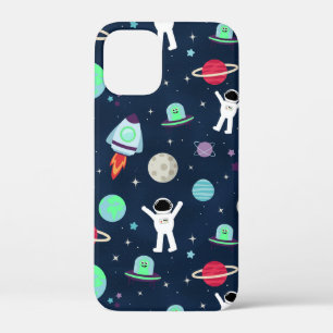 宇宙飛行士 惑星 ロケット エイリアン iPhone 12 MINI ケース