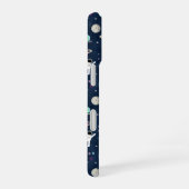 宇宙飛行士 惑星 ロケット エイリアン iPhone 16ケース (右側面)