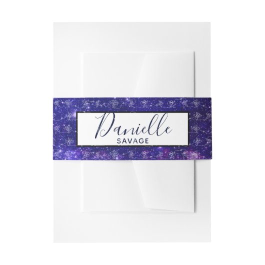 宇宙飛行士 招待状ベリーバンド (正面例)