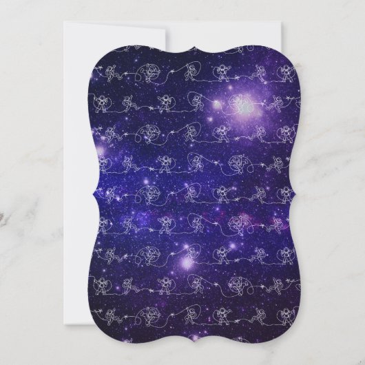 宇宙飛行士 招待状 (裏面)