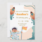 宇宙飛行士 招待状 (正面)