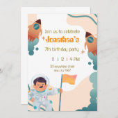 宇宙飛行士 招待状 (正面/裏面)