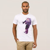 宇宙飛行士!星つる（星団）と Tシャツ (正面フル)