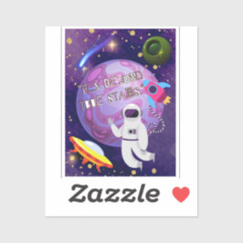 宇宙飛行士、星を超えて シール