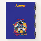 宇宙飛行士 未来の天才が軌道に乗る ノートブック (裏面)