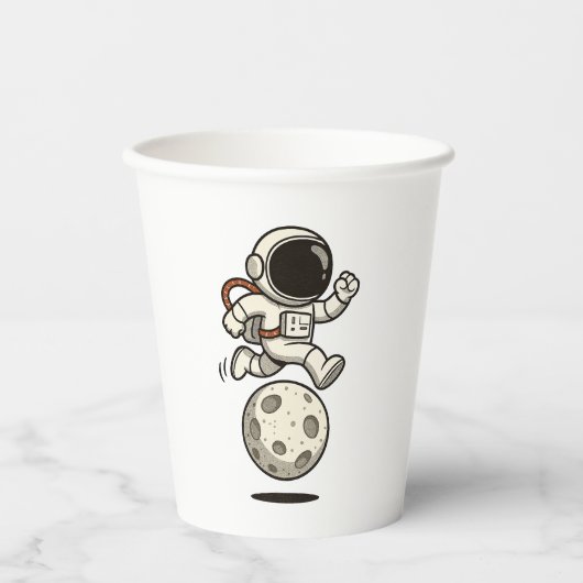宇宙飛行士 紙コップ (正面)