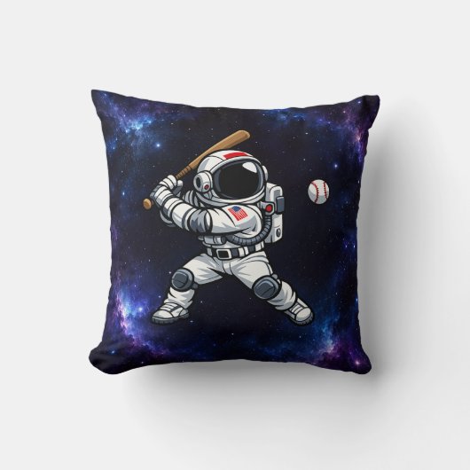 宇宙飛行士 野球 クッション (正面)