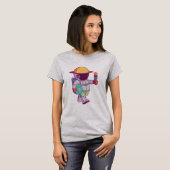 宇宙飛行士, 面白い惑星, 宇宙 Tシャツ (正面フル)
