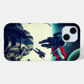 宇宙飛行士 Case-Mate iPhoneケース (裏面 (横))