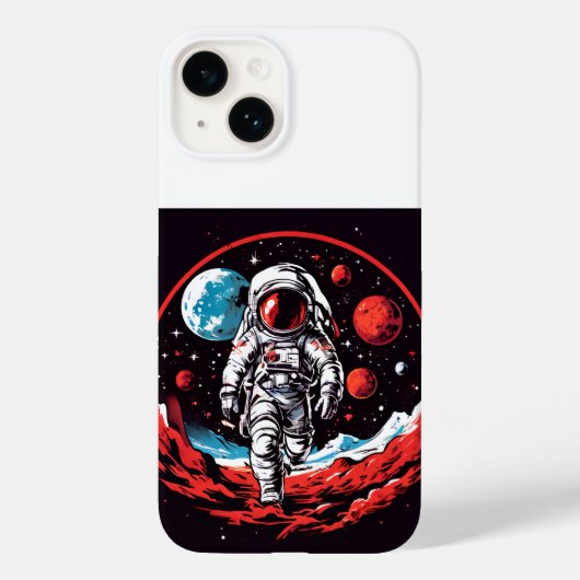 宇宙飛行士 Case-Mate iPhoneケース (裏面)