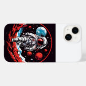 宇宙飛行士 Case-Mate iPhoneケース (裏面 (横))