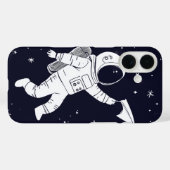 "宇宙飛行士" Case-Mate iPhoneケース (裏面 (横))