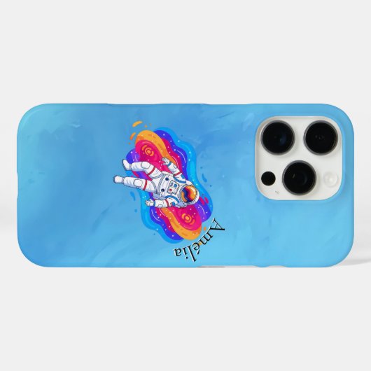 宇宙飛行士 Case-Mate iPhoneケース (裏面 (横))