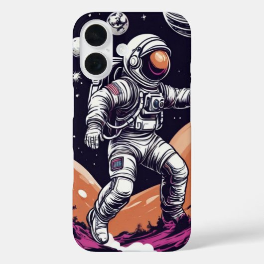 宇宙飛行士 Case-Mate iPhoneケース (裏面)