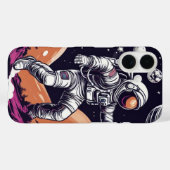 宇宙飛行士 Case-Mate iPhoneケース (裏面 (横))