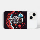 宇宙飛行士 iPhoneケース (裏面横)
