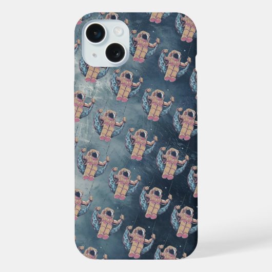 宇宙飛行士 iPhoneケース (裏面)