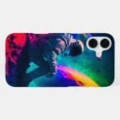 宇宙飛行士 iPhoneケース (裏面横)