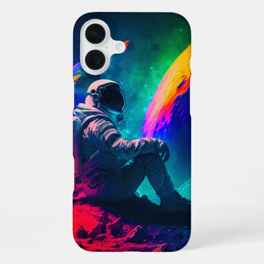 宇宙飛行士 iPhoneケース (裏面)