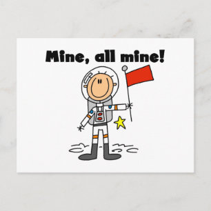 宇宙飛行士 Mine All Mine Tシャツとギフト ポストカード