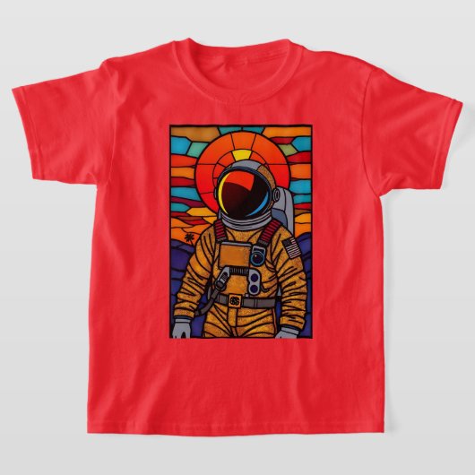 宇宙飛行士 Tシャツ (レイダウン)