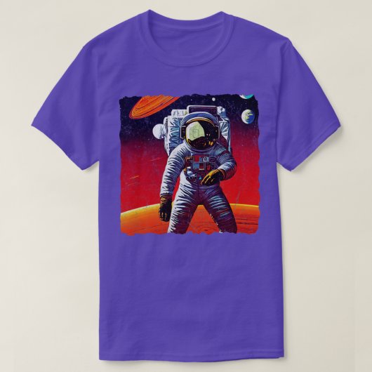 宇宙飛行士 Tシャツ (デザイン正面)