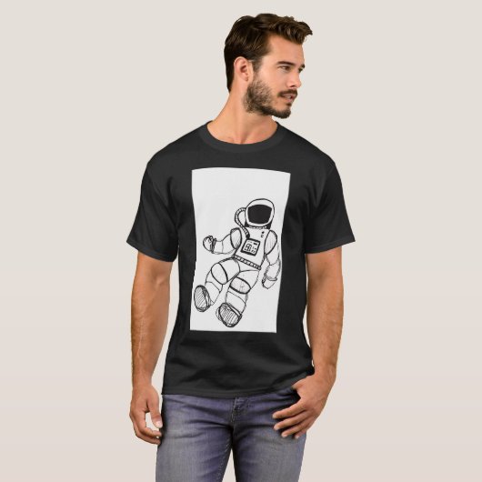 宇宙飛行士 Tシャツ (正面フル)