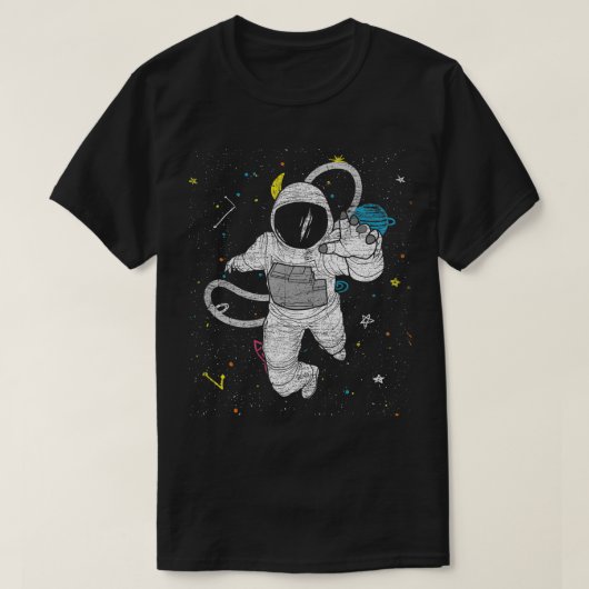 宇宙飛行士 Tシャツ (デザイン正面)