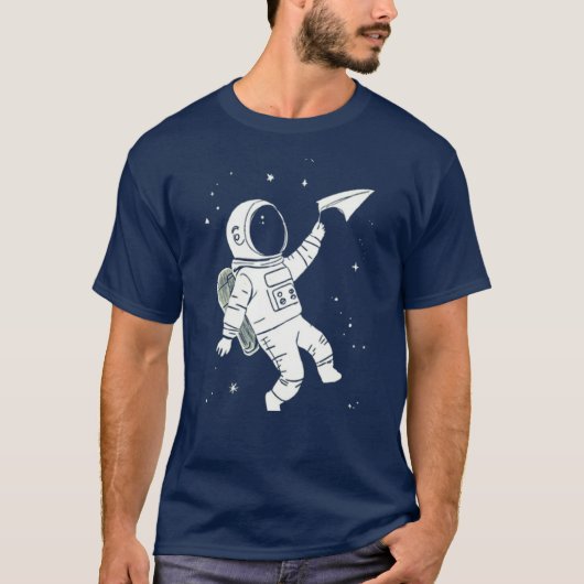 "宇宙飛行士" Tシャツ (正面)