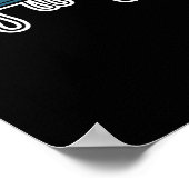 宇宙飛行士DJターンテーブル ポスター (角)