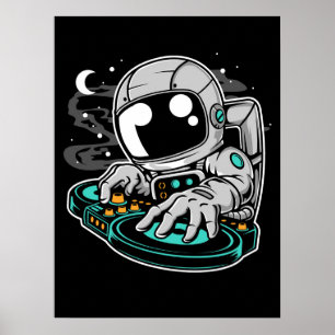 宇宙飛行士DJ ポスター